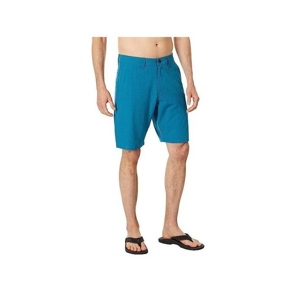 Volcom A3212302 Men's Sz 34 Ocean Teal Slub Frickin Cross Shred 20 Hybrid Shorts - Picture 9 of 9